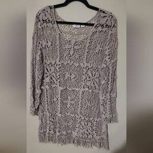 Crochet Lace Top in Light Size 22/24W